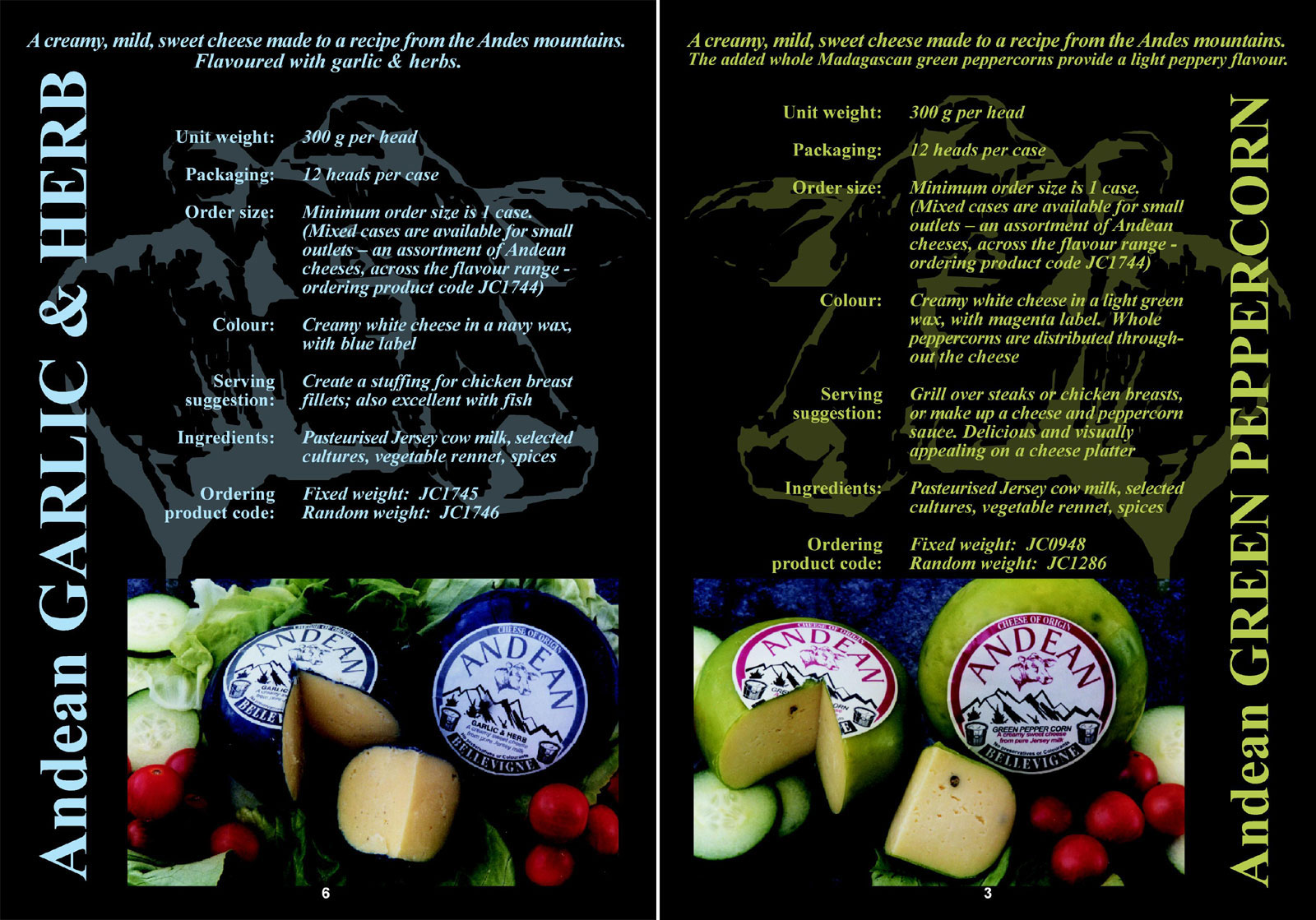 Bellevigne Cheese catalogue